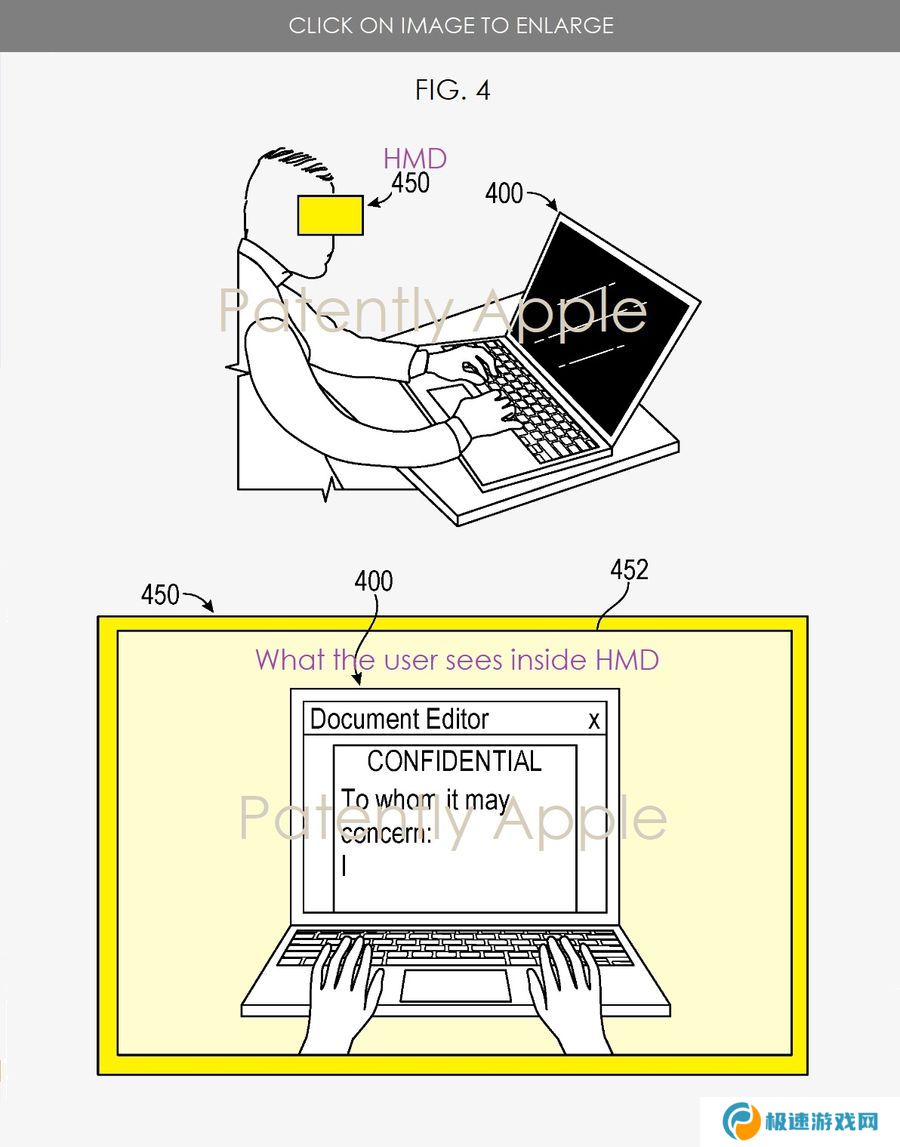 苹果专利探索 Vision Pro 头显未来：联动 iPhone / Mac，打造防窥屏神器