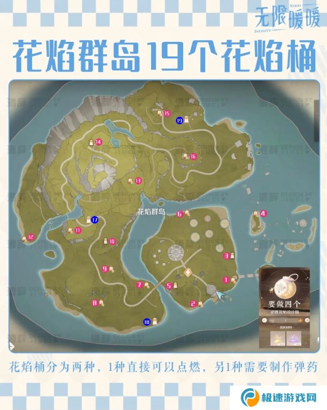 无限暖暖花焰群岛213个烟花|46个奇想气球位置大全